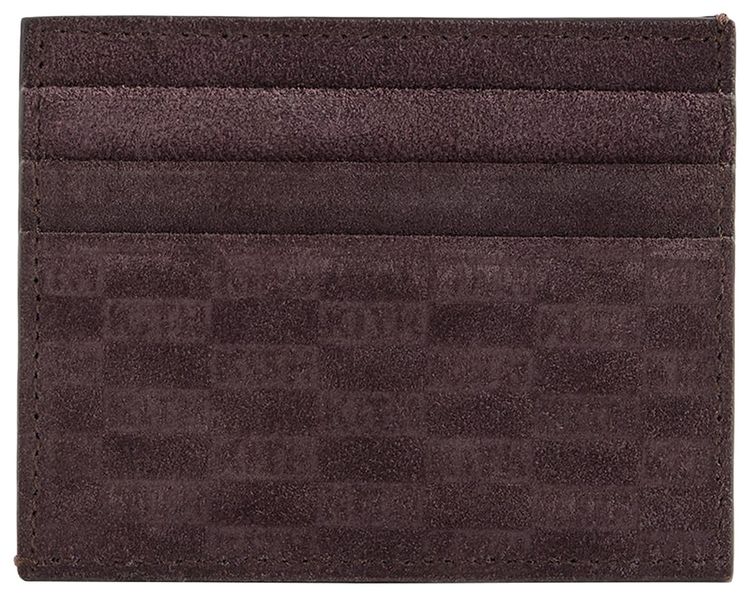 Kith Monogram Suede Card Holder Incognito