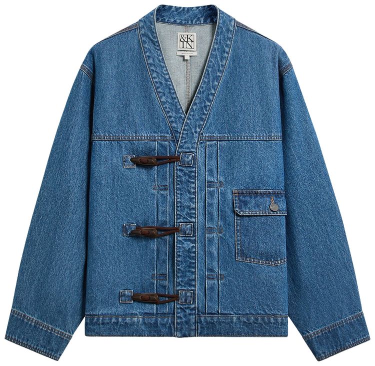 Kith Kin Denim Clint Trucker Jacket River Indigo