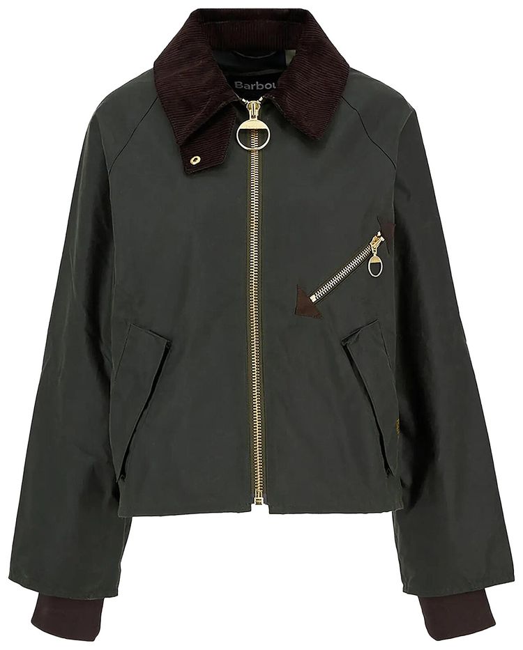 Barbour Arlene Wax Jacket FernAncient Tartan
