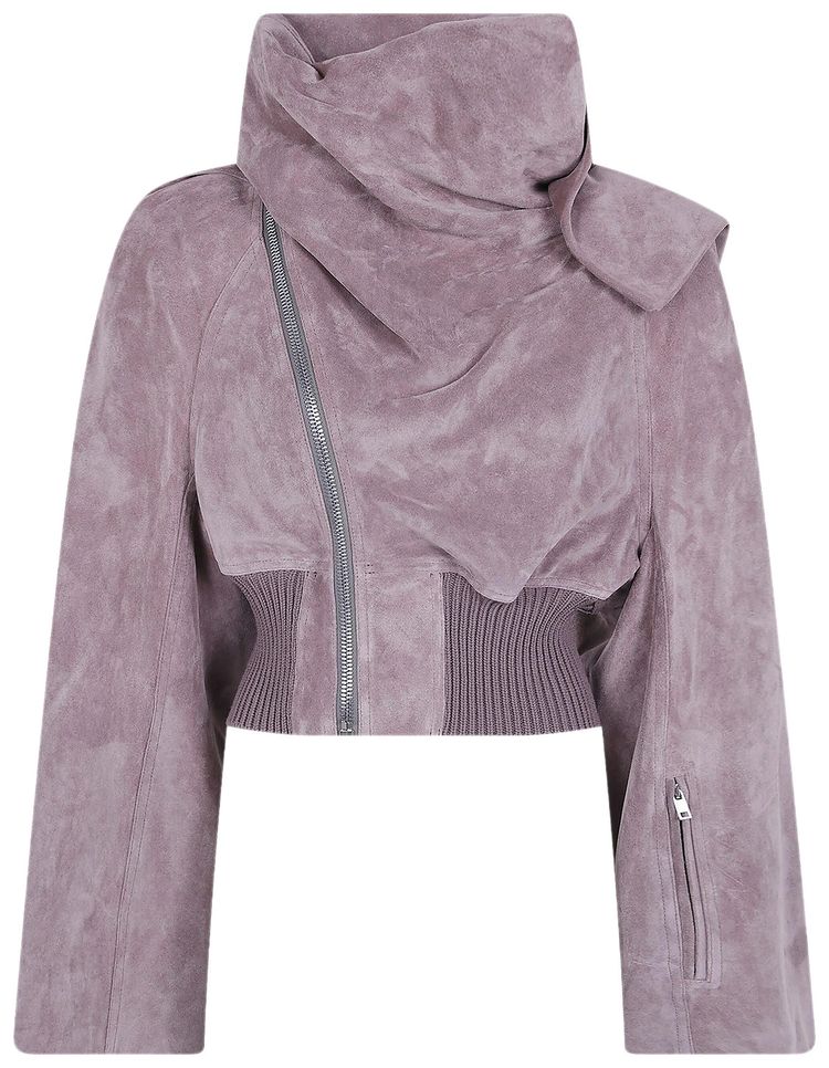Rick Owens Pelle Imbottito Bomber Grape