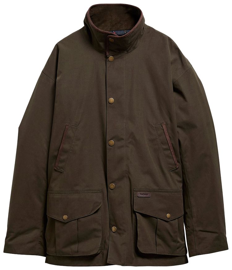 Barbour Bromfield Waterproof Jacket Dark Olive