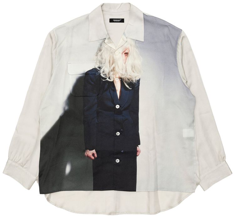 Undercover Cindy Sherman Graphic Print Shirt Grey