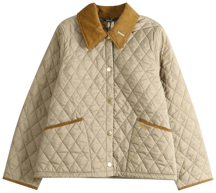 Barbour Annandale Quilted Jacket Light TrenchBirchwood