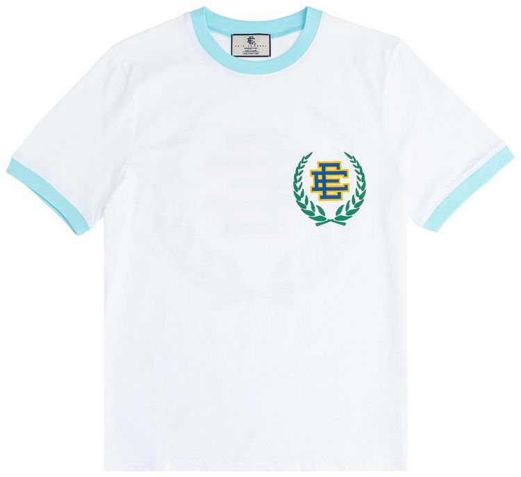 Eric Emanuel EE Ringer T Shirt Blue