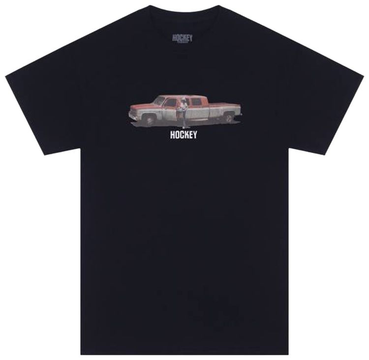 Hockey Truck The Long Way Tee Black