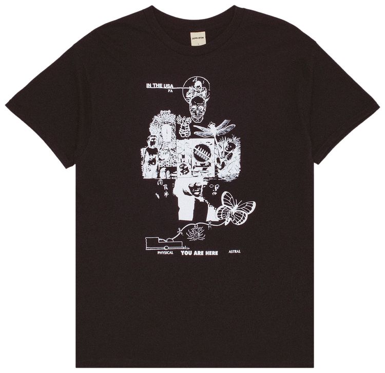 Fucking Awesome You Are Here Tee Black
