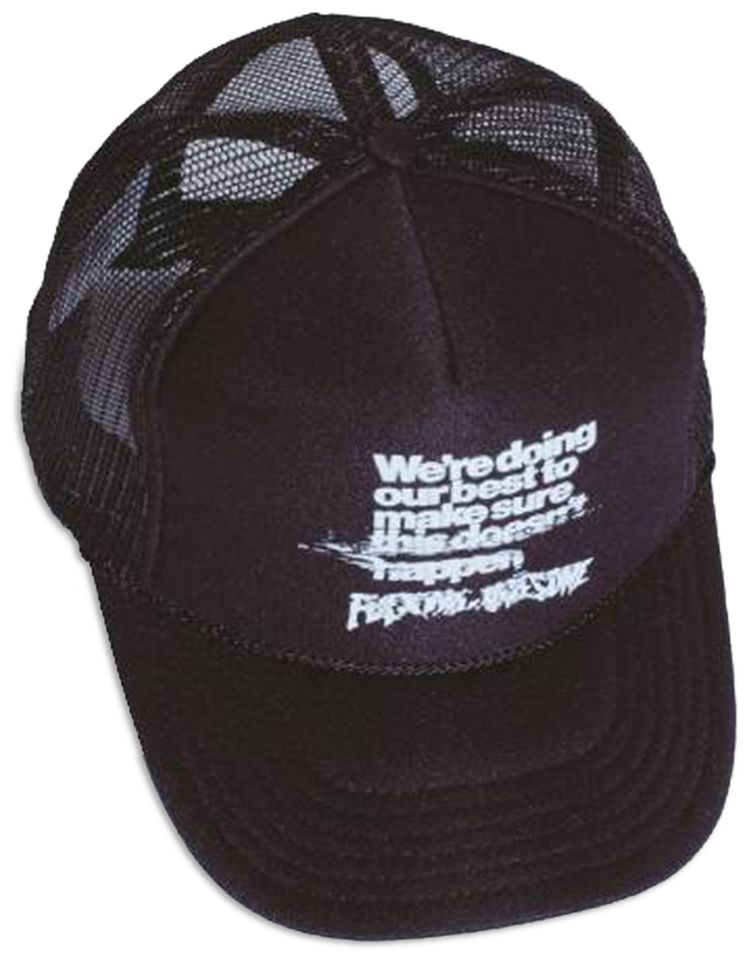 Fucking Awesome Inconvenience Store Trucker Hat Black