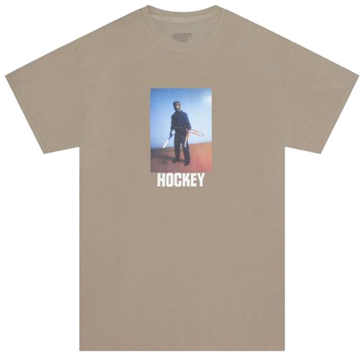 Hockey Weapon Man Tee Khaki