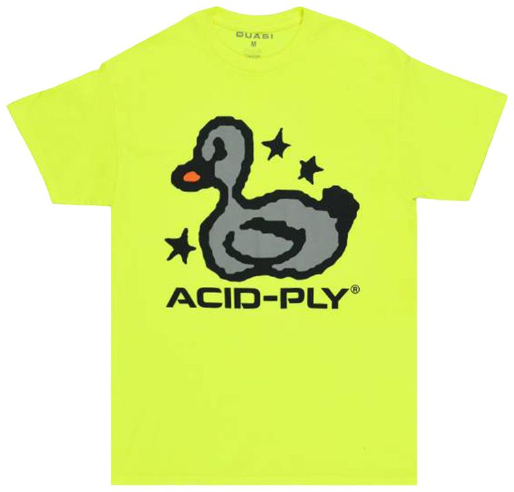 Quasi Duck Tech Tee Safety Green