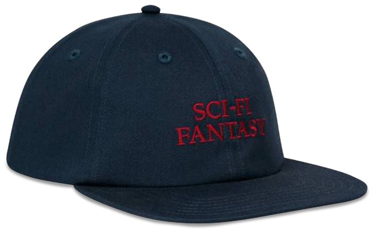Sci Fi Fantasy Herringbone Logo Hat Navy