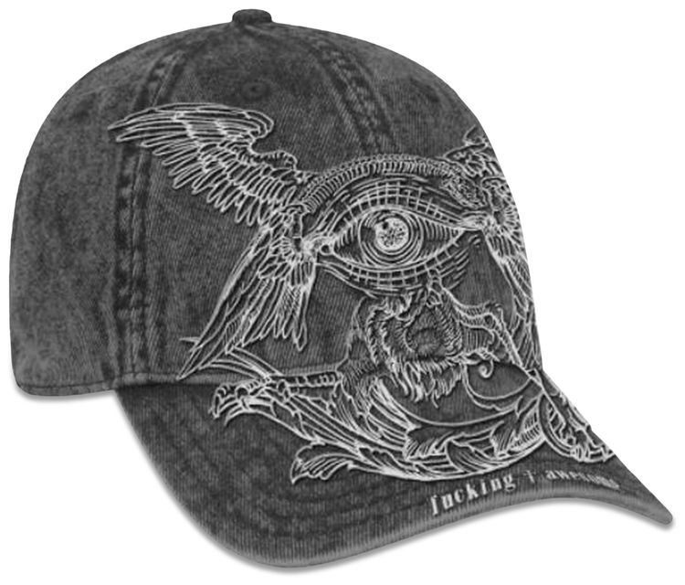 Fucking Awesome Sephira 6 Panel Hat Washed Black