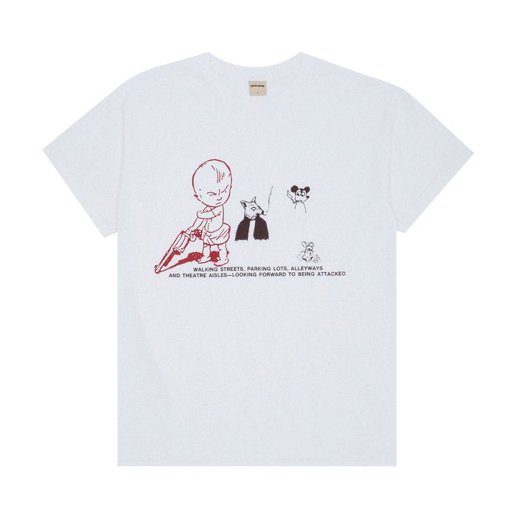 Fucking Awesome Depression Test Print Short Sleeve Tee White