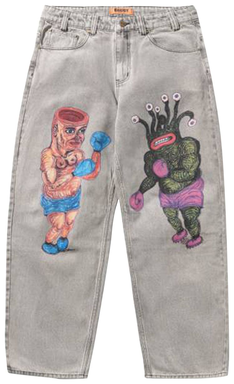 Butter Goods Boxing Denim Jeans Washed Grey