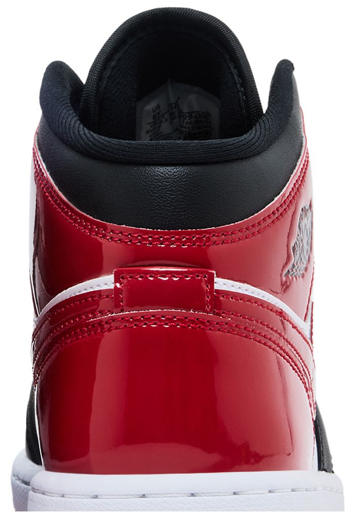 Air Jordan 1 Mid SE GS Patent Bred Toe