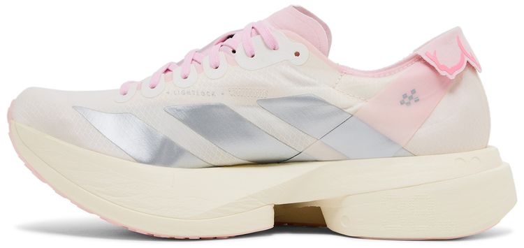 adidas Wmns Adizero Adios Pro 4 Core White Silver Metallic Clear Pink
