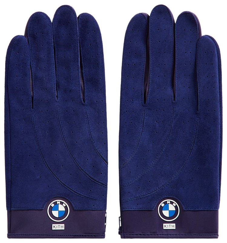 Kith For BMW Suede Driving Gloves Techno Violet