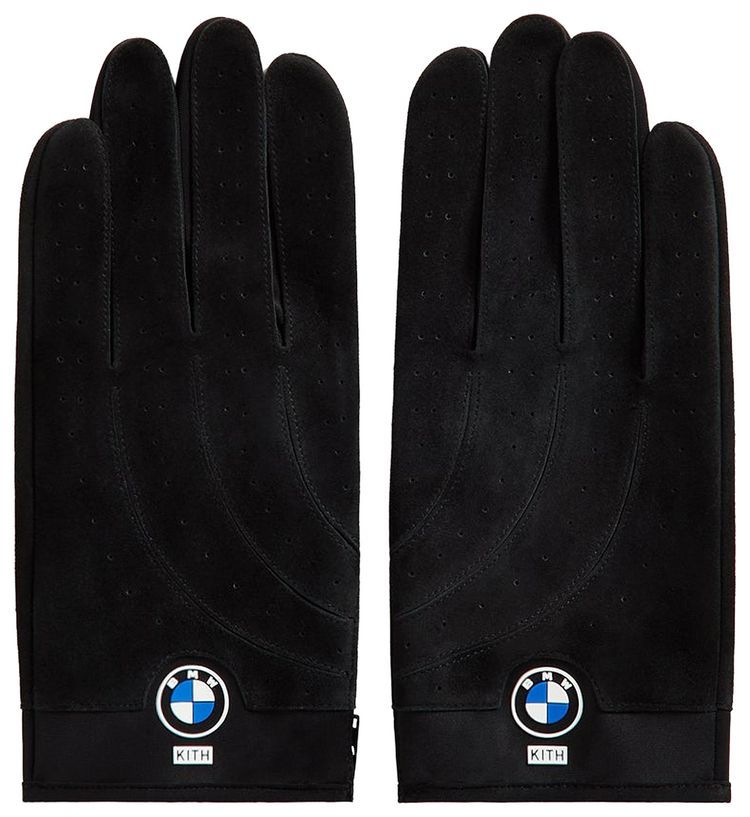 Kith For BMW Suede Driving Gloves Black