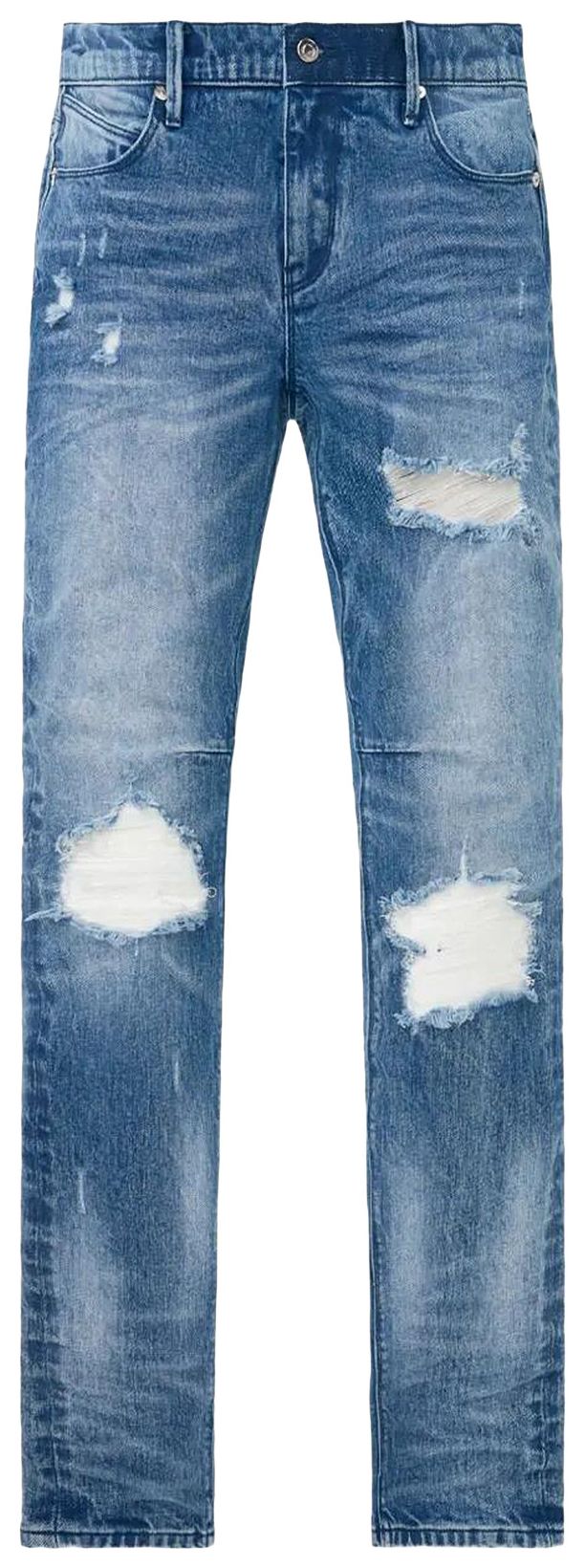 RtA Clayton Distressed Jeans Medium Washed
