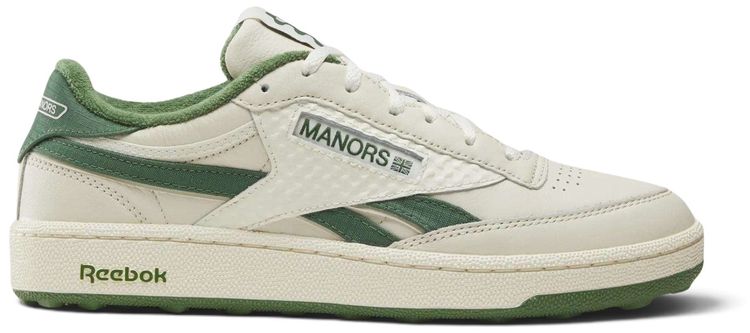 Manors x Reebok Club C Revenge Golf Vintage Chalk Legacy Green