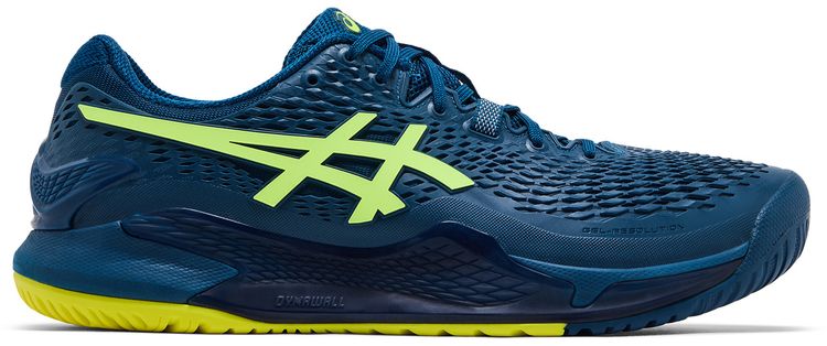 ASICS Gel Resolution 9 Mako Blue Safety Yellow