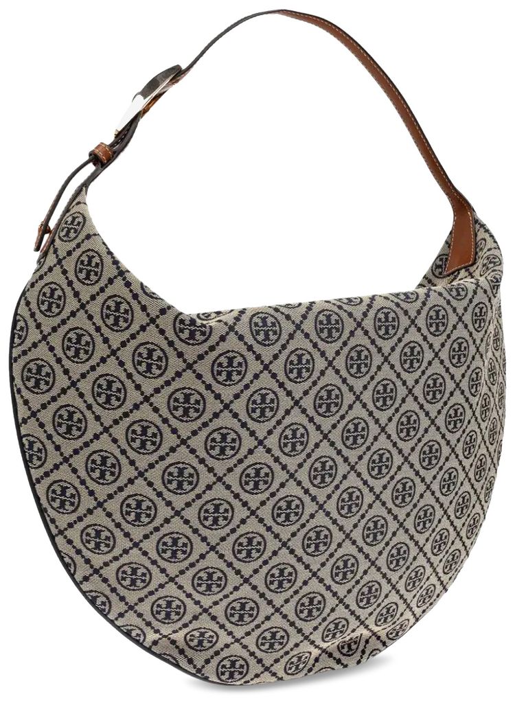 Tory Burch T Monogram Balloon Bag Navy