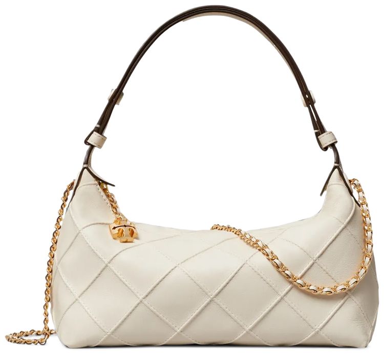 Tory Burch Fleming Pochette Bag Light Cream