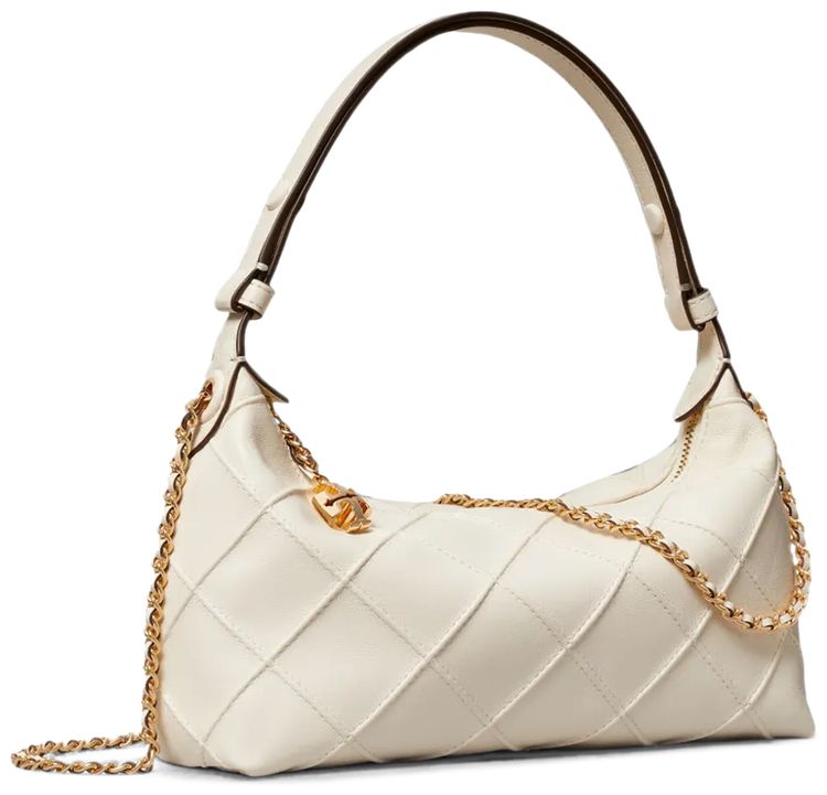 Tory Burch Fleming Pochette Bag Light Cream