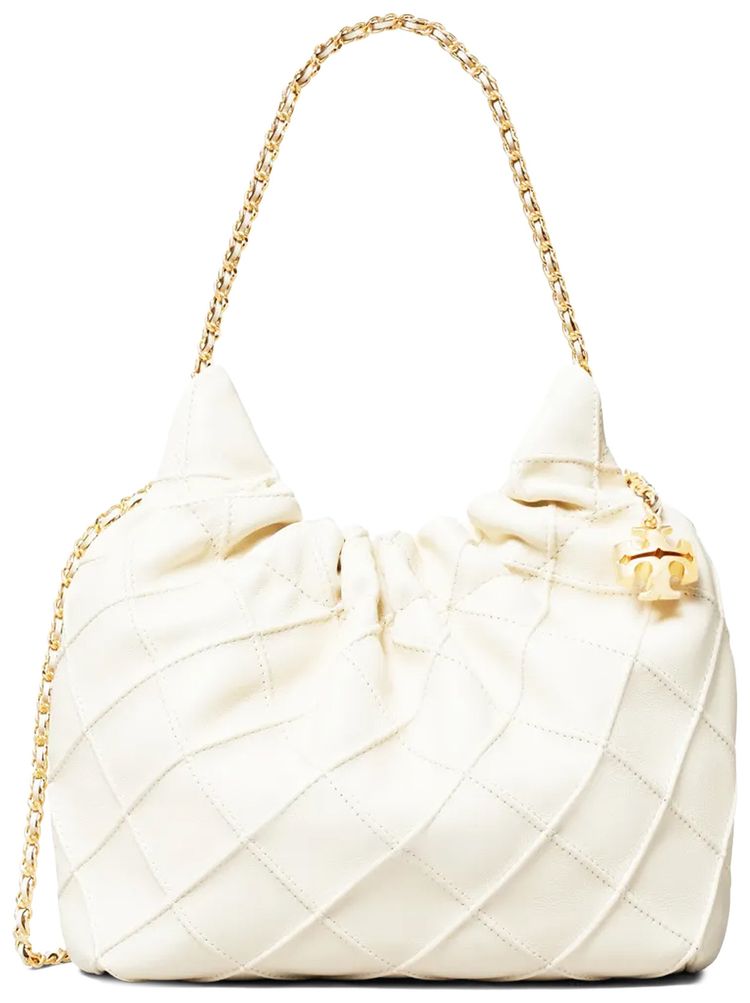 Tory Burch Mini Hobo Bag Light Cream