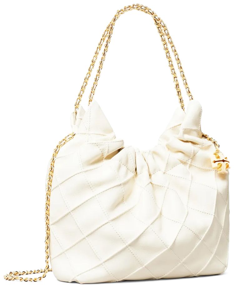 Tory Burch Mini Hobo Bag Light Cream