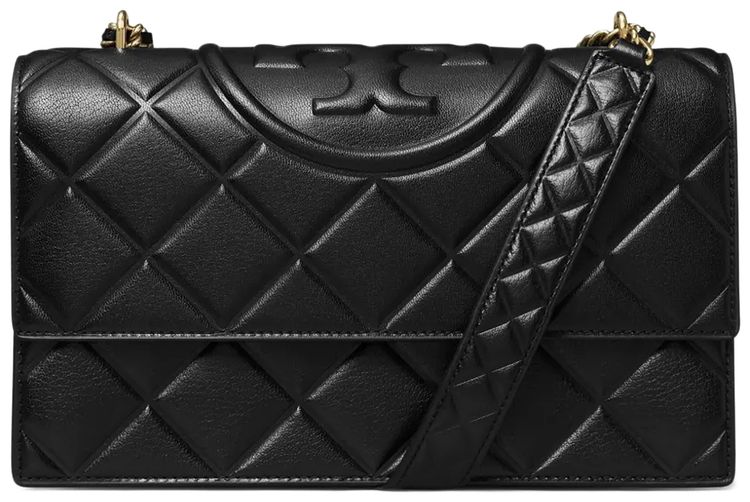 Tory Burch Fleming Convertible Shoulder Bag Black