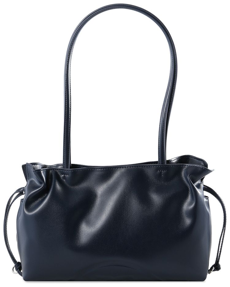 Tory Burch Ella Recycled Drawstring Small Tote Bag Soft Blue