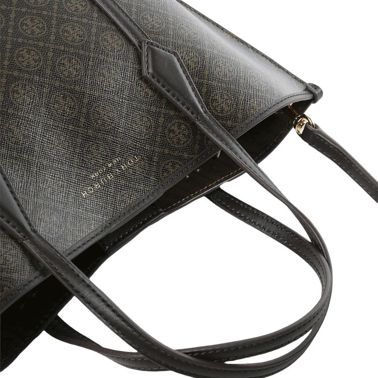 Tory Burch Perry Coated Canvas Small Tote French Press