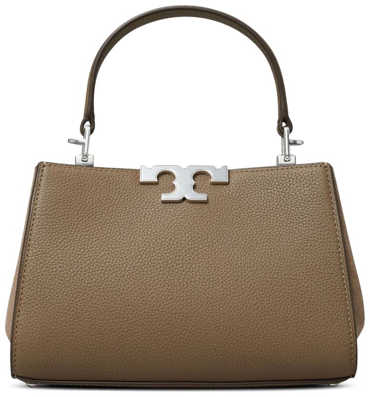 Tory Burch Eleanor Pebbled Mini Satchel Wild Mushroom
