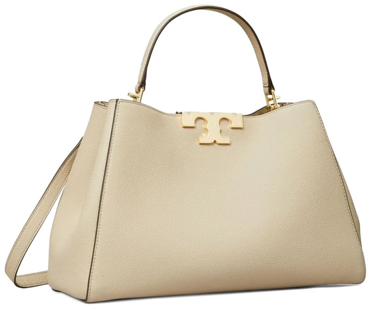 Tory Burch Soft Satchel Light Stone
