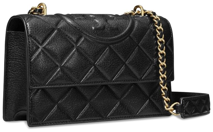 Tory Burch Fleming Small Convertible Shoulder Bag Black