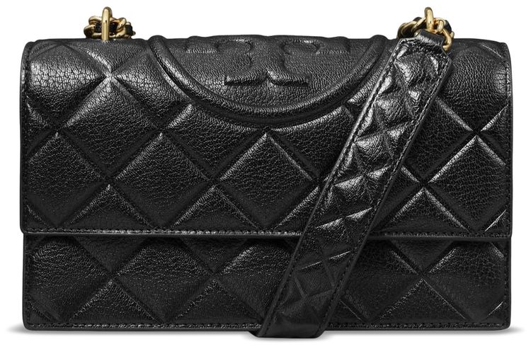 Tory Burch Fleming Small Convertible Shoulder Bag Black