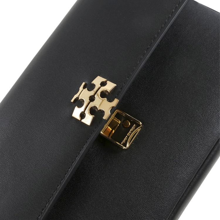 Tory Burch Chain Wallet Black