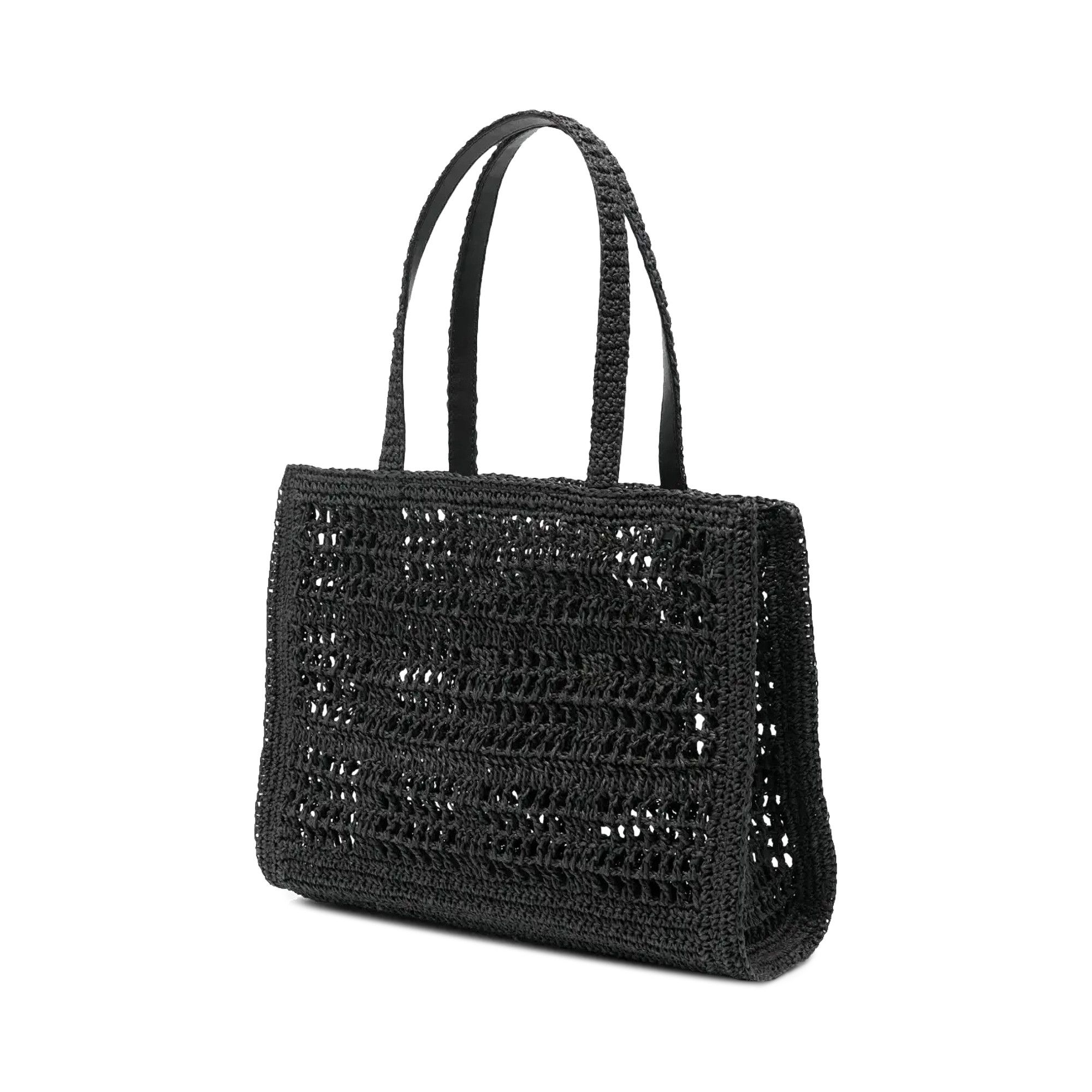 Buy Tory Burch Ella Hand-Crocheted Small Tote 'Black' - 158040 001