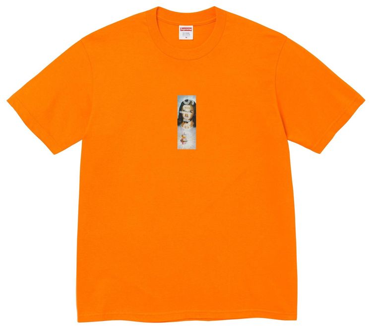 Supreme Prayer Card Box Logo Tee Orange