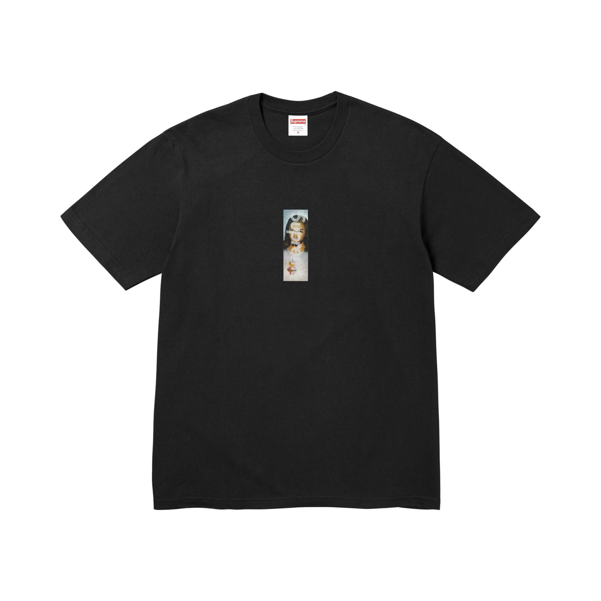 Buy Supreme Prayer Card Box Logo Tee 'Black' - FW26T68 BLACK | GOAT