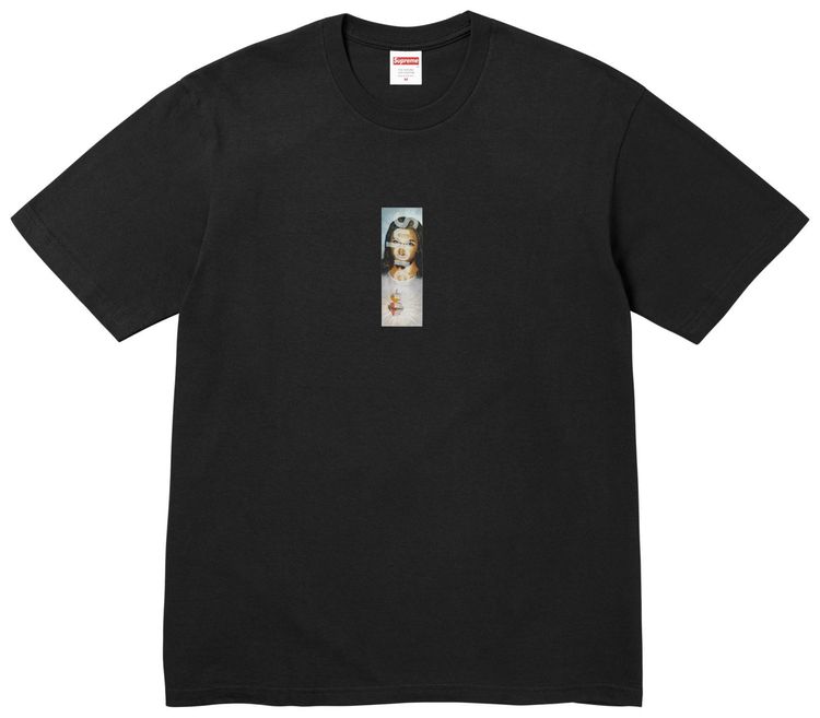 Supreme Prayer Card Box Logo Tee Black
