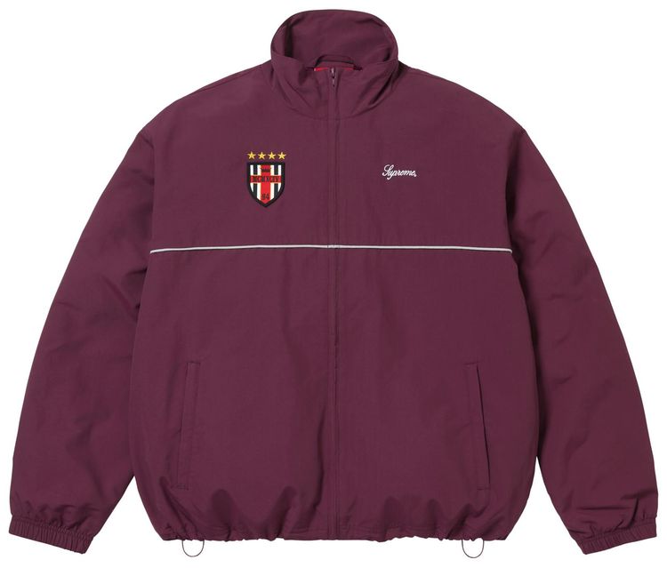Supreme Cross Track Jacket Plum