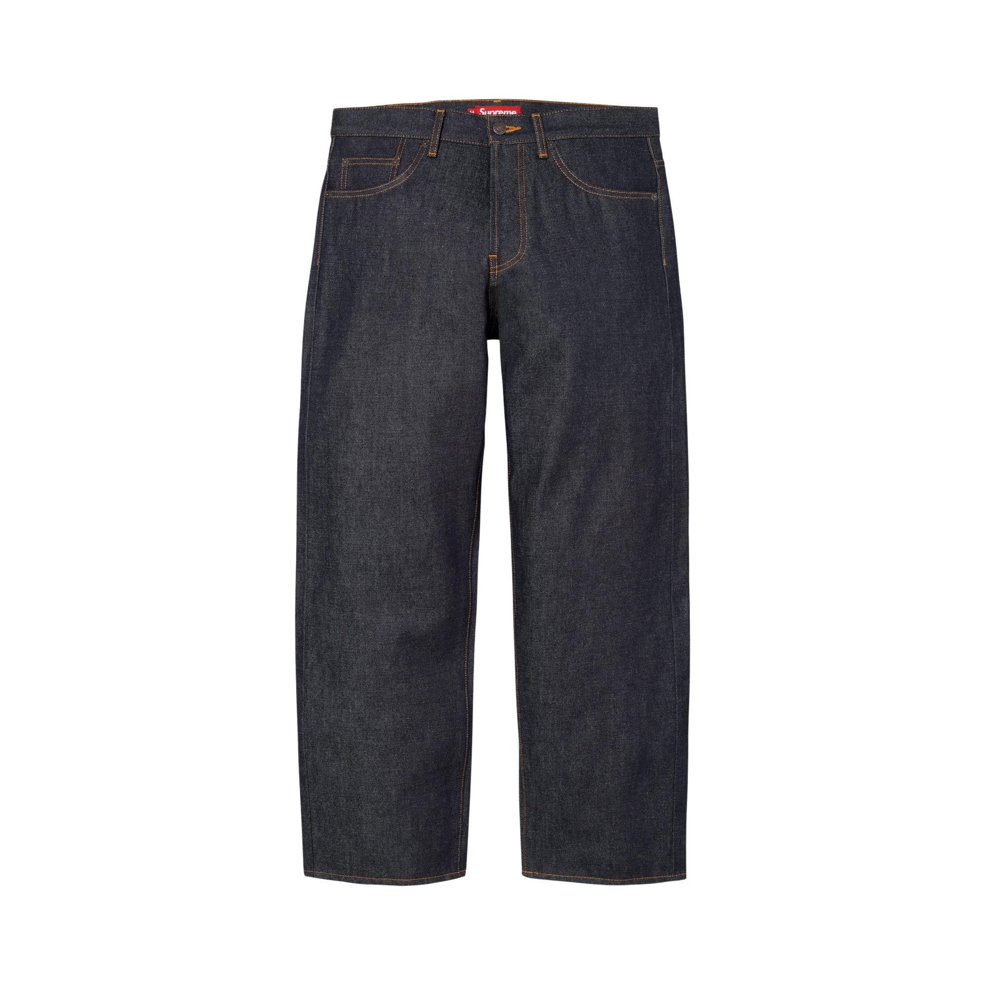 Buy Supreme Rigid Loose Fit Selvedge Jean 'Rigid Indigo' - FW26P62