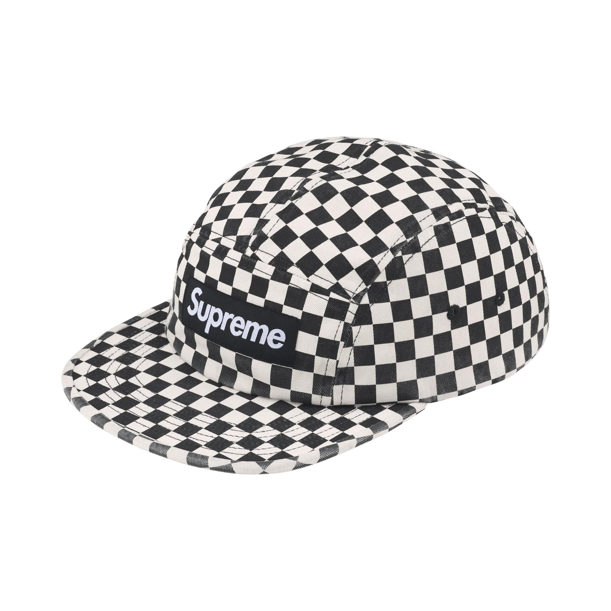 Supreme Washed Chino Twill Camp Cap チェック Buy Supreme Washed Chino Twill Camp Cap 'Checkerboard' - FW26H55