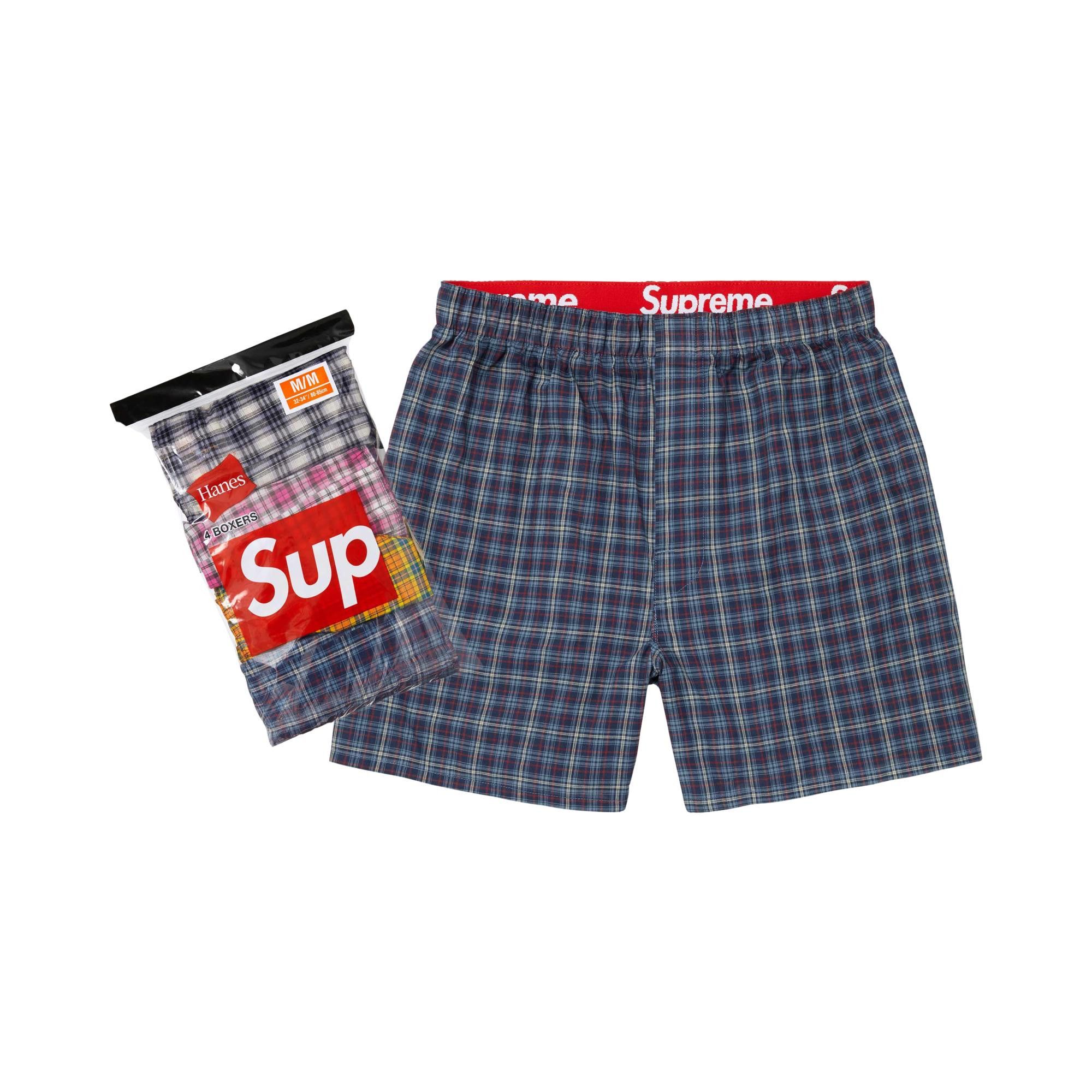Supreme Hanes Checker Boxer Briefs 2枚 Buy Supreme x Hanes Plaid Boxers (4 Pack) 'Multicolor' - FW26A37