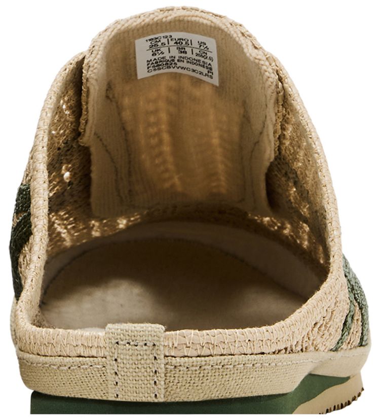 Onitsuka Tiger Mexico 66 Sabot Beige Green