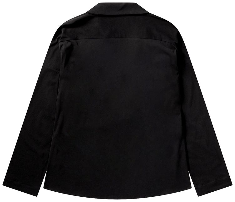 Kiko Kostadinov Iskar Draped Shirt True Black