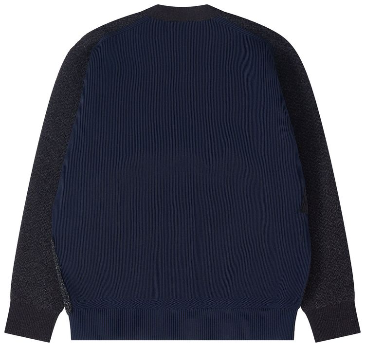 Junya Watanabe Mixed Patchwork Cardigan BrownNavy