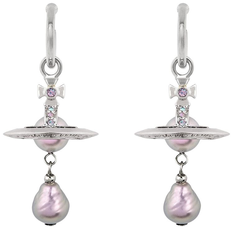 Vivienne Westwood Aleksa Earrings PearlVitrail Light