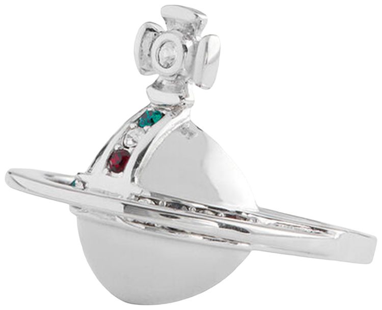 Vivienne Westwood Solid Orb Ring Platinum